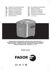 Fagor PAN-900 Manuel D'utilisation
