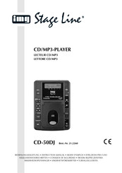 Img Stageline CD-50DJ Mode D'emploi
