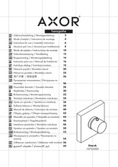 Hansgrohe AXOR Starck 10755000 Mode D'emploi / Instructions De Montage