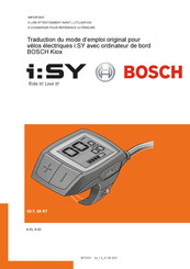 Bosch i:SY S8 RT Mode D'emploi Original