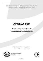Dru APOLLO 100 Instructions D'installation Et Mode D'emploi