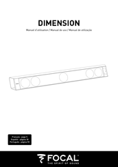 Focal DIMENSION Manuel D'utilisation