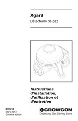 Crowcon Xgard 2 Instructions D'installation, D'utilisation Et D'entretien