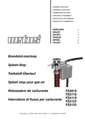 Vetus FS5116 Instructions D'installation