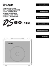 Yamaha DS60-112 Mode D'emploi