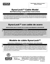 MSA Dyna-Lock Instructions D'utilisation