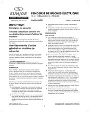 sunjoe LJ602E Manuel D'utilisation