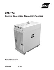 ESAB Plasmarc EPP-200 Manuel D'instruction