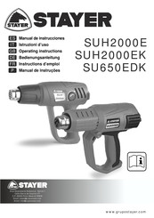 stayer SUH2000E Instructions D'emploi
