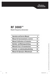 Boston Scientific RF 3000 Manuel D'utilisation Et D'entretien
