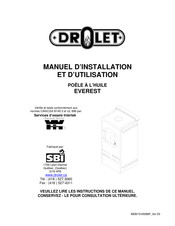 Drolet EVEREST Manuel D'installation Et D'utilisation
