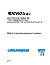 Pulsafeeder MICROtrac Mode D'emploi Et Instructions D'installation