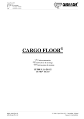 Cargo Floor CF3 LP- 11-215 Instructions De Montage