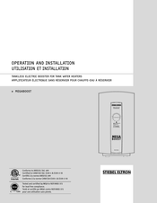 Stiebel Eltron 524201 Utilisation Et Installation