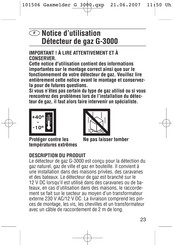 Hugo Brennenstuhl G-3000 Notice D'utilisation