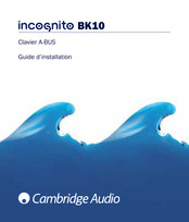 Cambridge Audio Incognito BK10 Guide D'installation