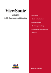 ViewSonic CD4233 Guide De L'utilisateur