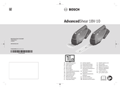 Bosch AdvancedShear 18V-10 Notice Originale