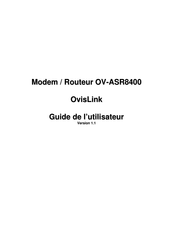 Ovislink OV-ASR8400 Guide De L'utilisateur
