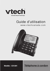 VTech CD1281 Guide D'utilisation