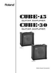 Roland Cube-15 Mode D'emploi