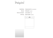 Pelgrim GVW840ONY Notice D'utilisation