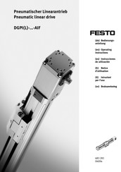 Festo DGPI- -AIF Série Notice D'utilisation