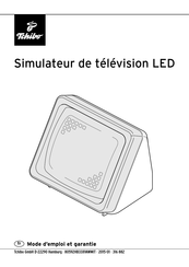 Tchibo Simulateur de television LED Mode D'emploi Et Garantie