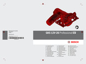 Bosch GKS 12V-26 Professional Notice Originale