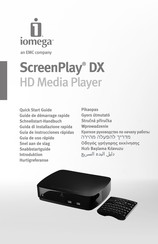 Iomega ScreenPlay DX Guide De Démarrage Rapide