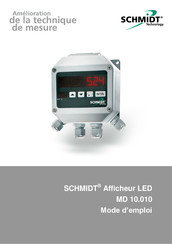 Schmidt MD 10.010 Mode D'emploi