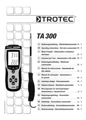 Trotec TA 300 Mode D'emploi