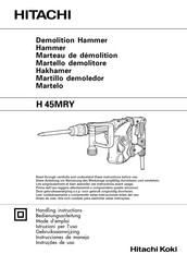 Hitachi Koki H 45MRY Mode D'emploi