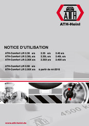 ATH-Heinl ATH-Comfort Lift 2 Série Notice D'utilisation