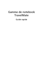 Acer TravelMate TM5760 Guide Rapide