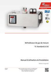 Bühler technologies TC-Standard 6122 X2 Manuel D'utilisation Et D'installation