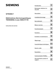 Siemens TRANSMAG 2 Instructions De Service