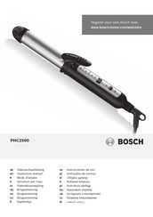 Bosch PHC 2500 Mode D'emploi