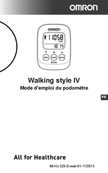 Omron Walking style IV Mode D'emploi