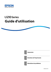 Epson L1210 Série Guide D'utilisation