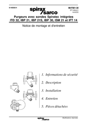Spirax Sarco ISM 21 Notice De Montage Et D'entretien