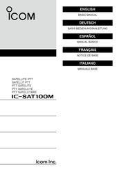 Icom IC-SAT100M Notice De Base