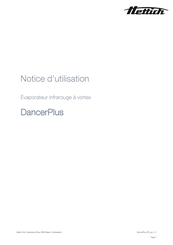 Hettich DancerPlus Notice D'utilisation