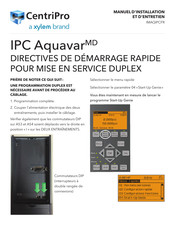 Xylem CentriPro IPC Aquavar Manuel D'installation Et D'entretien