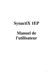 QDI SynactiX 1EP Manuel De L'utilisateur