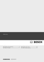 Bosch PKN6 M14 Série Mode D'emploi