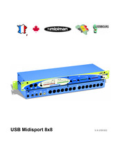 Midiman USB Midisport 8x8 Mode D'emploi