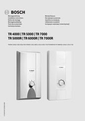 Bosch TR5000R 27 EB Notice De Montage
