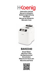 Hkoenig BAKE340 Manuel D'utilisation