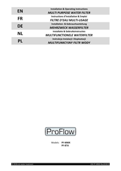 ProFlow PF-MMX Instructions D'installation Et D'emploi